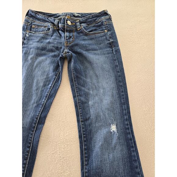 American Eagle Outfitters Blue Straight Leg Jeans - Picture 6 of 13